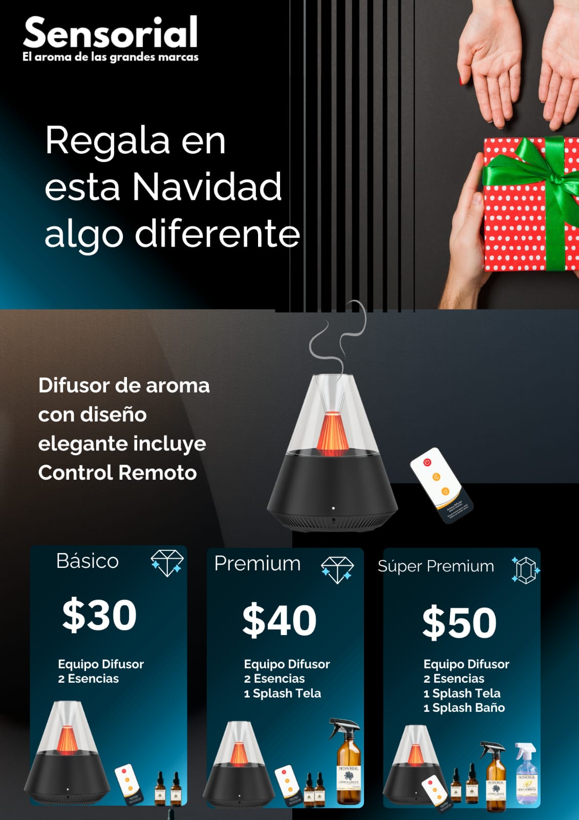 Difusor de Aroma Sensorial Hogar y Aromatización Ambiental